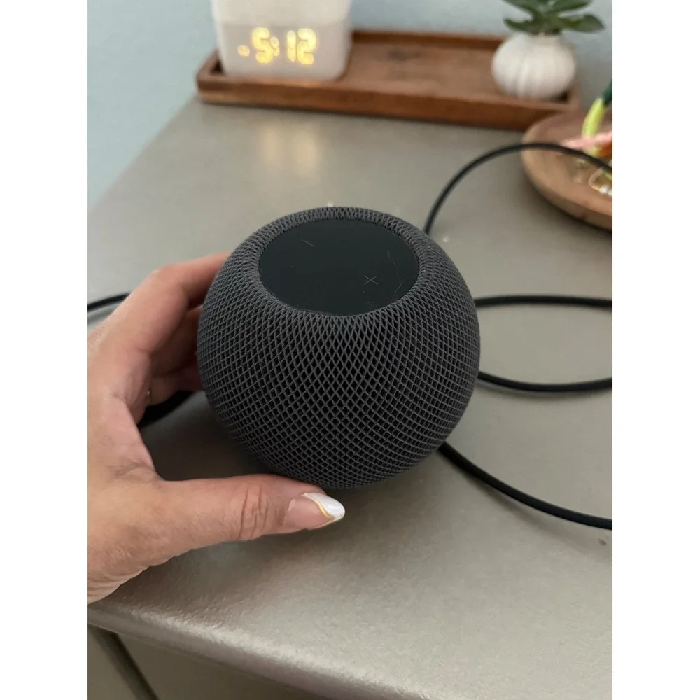 Apple HomePod mini Space Gray A2374 Smart Speaker Siri WiFi Bluetooth Tested